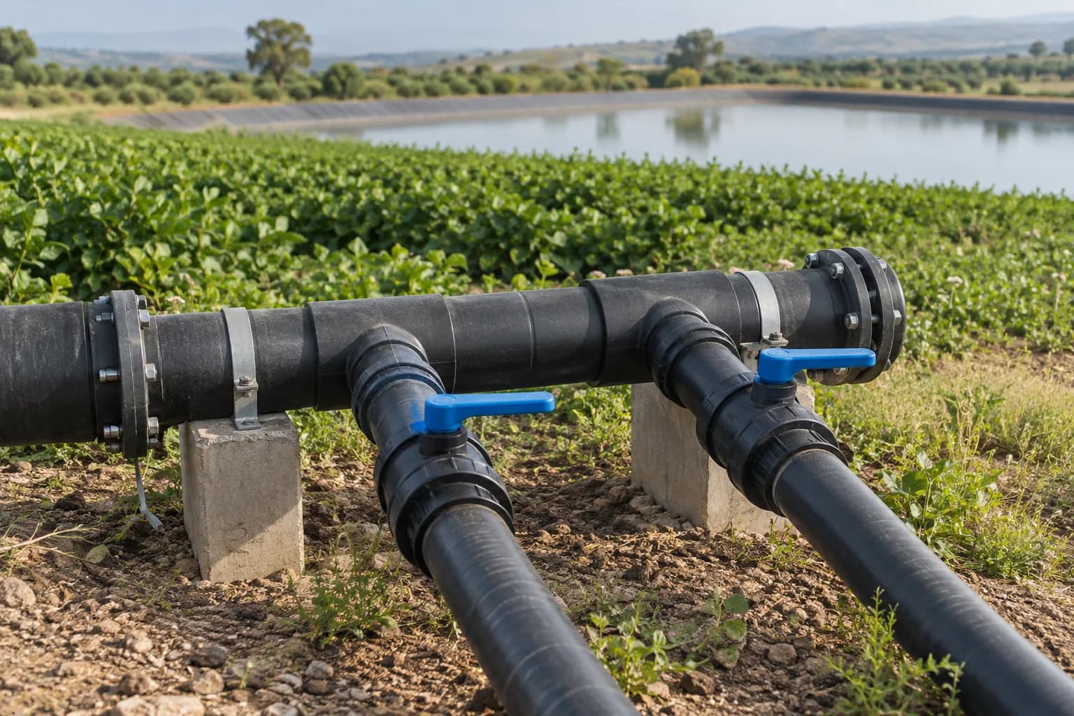 Water delivery across the farm