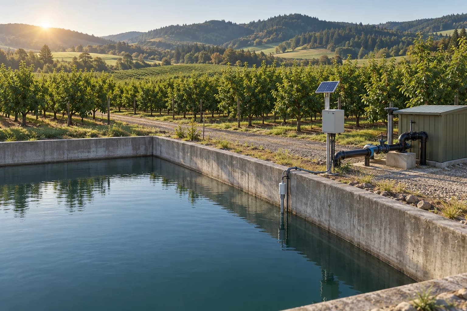 Wells, reservoirs, tanks & irrigation supply