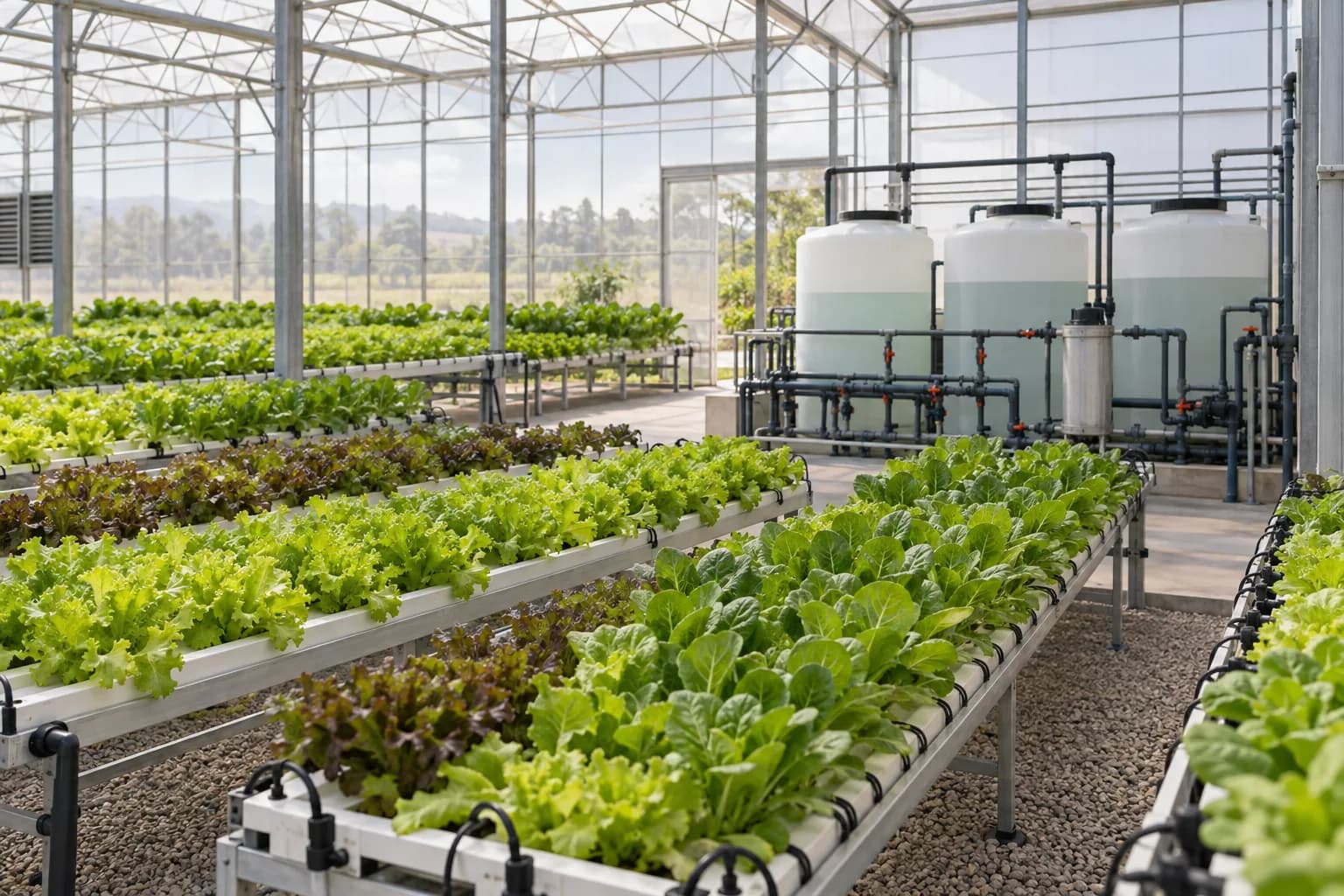 Growing zones and water distribution