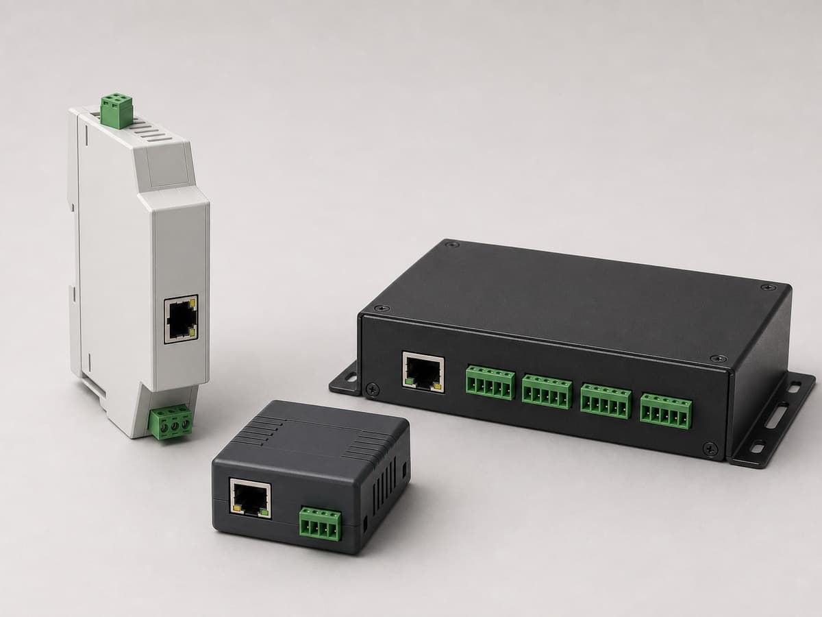 Representative RS485 to Ethernet Gateway / Serial Server product-family visual